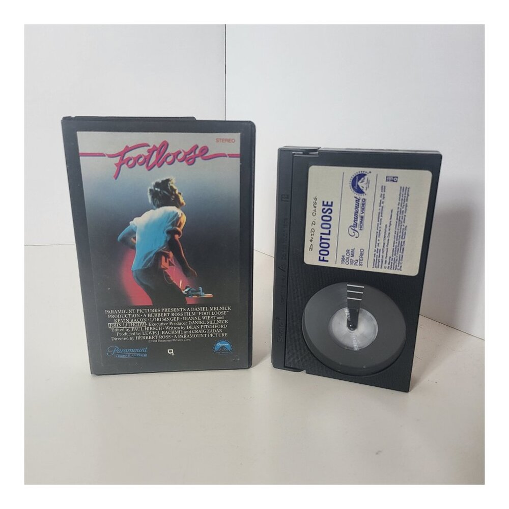 Footloose BETA Tape Betamax (Not VHS) Kevin Bacon